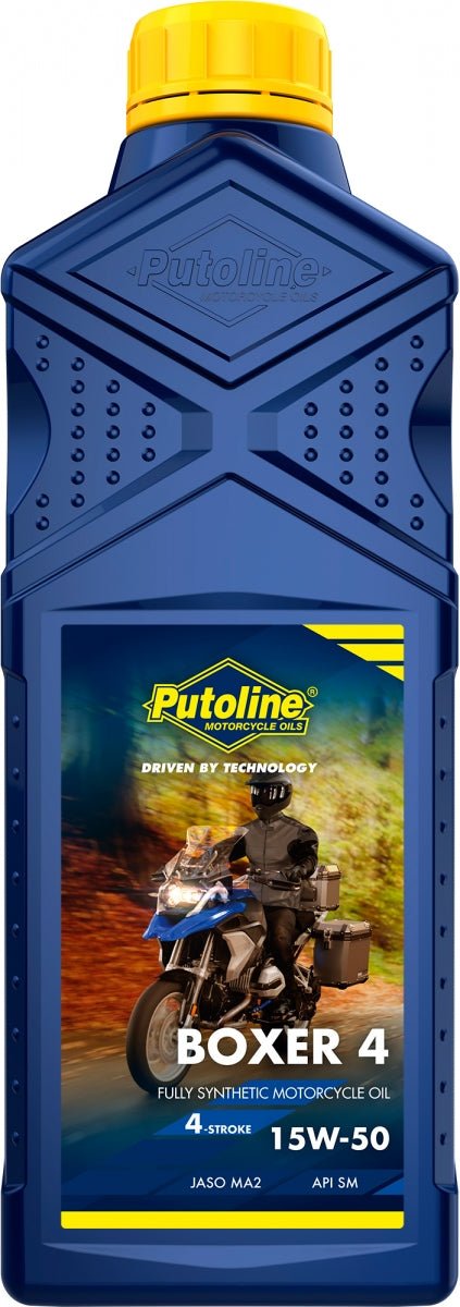 Putoline BOXER 4 15W-50 1L FULL SYNTHETIC, API SM, JASO MA2