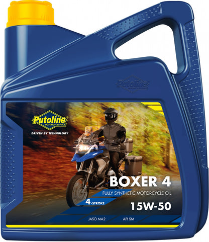 Putoline BOXER 4 15W-50 4L FULL SYNTHETIC, API SM, JASO MA2