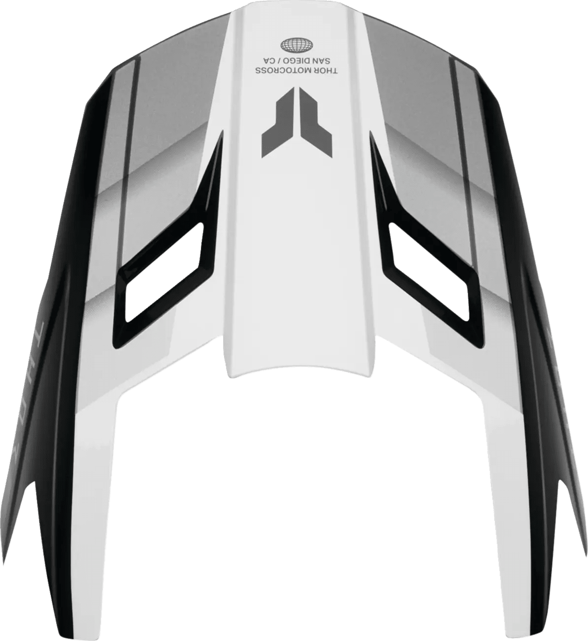 THOR Fleet helmklep – Defy Zwart/Wit