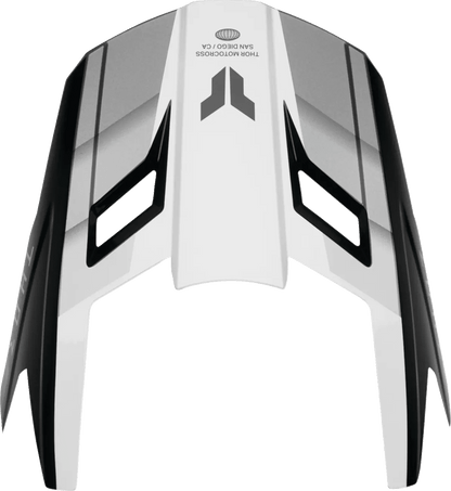 THOR Fleet helmklep – Defy Zwart/Wit