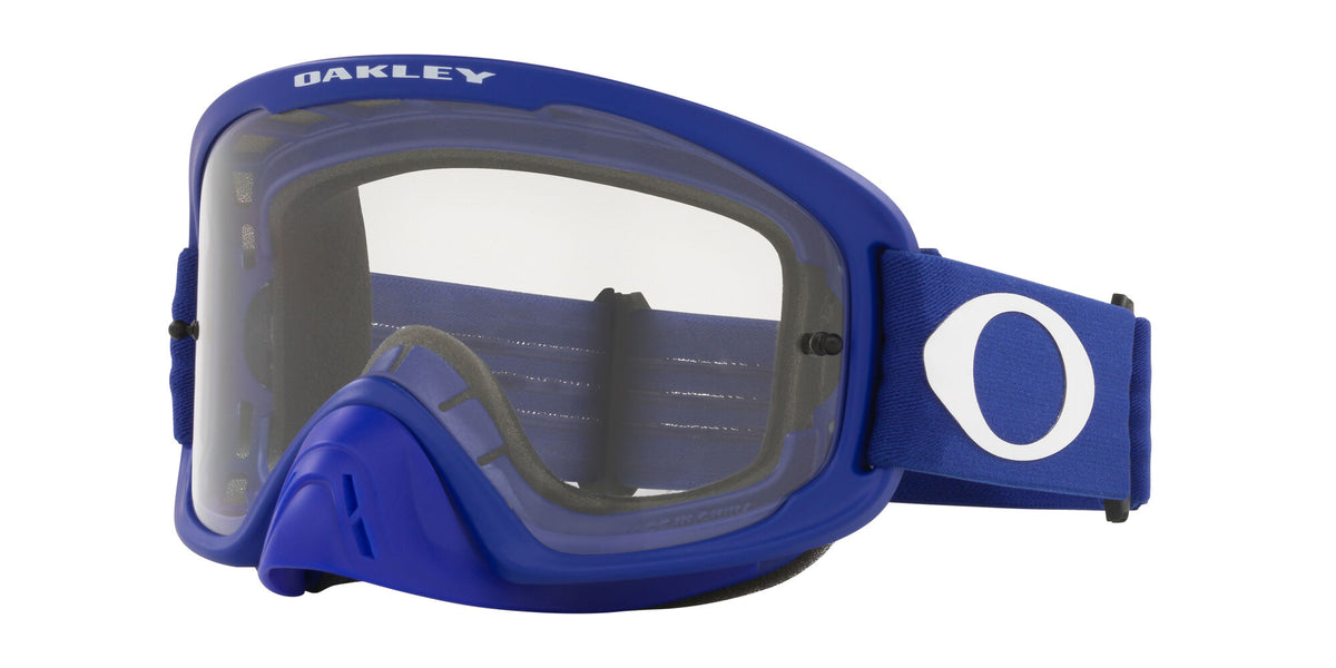Oakley Goggles O Frame 2.0 Pro MX Moto blue clear