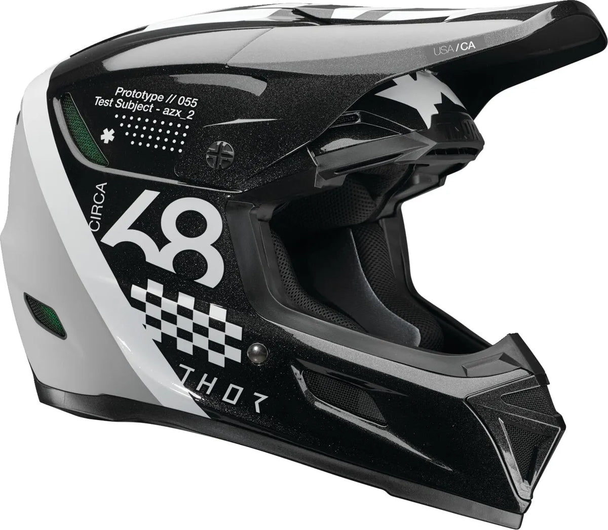 THOR Reflex Sport Riot MIPS crosshelm – Grijs/Zwart/Wit mat - MxProStoreParts