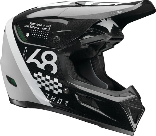 THOR Reflex Sport Riot MIPS crosshelm – Grijs/Zwart/Wit mat