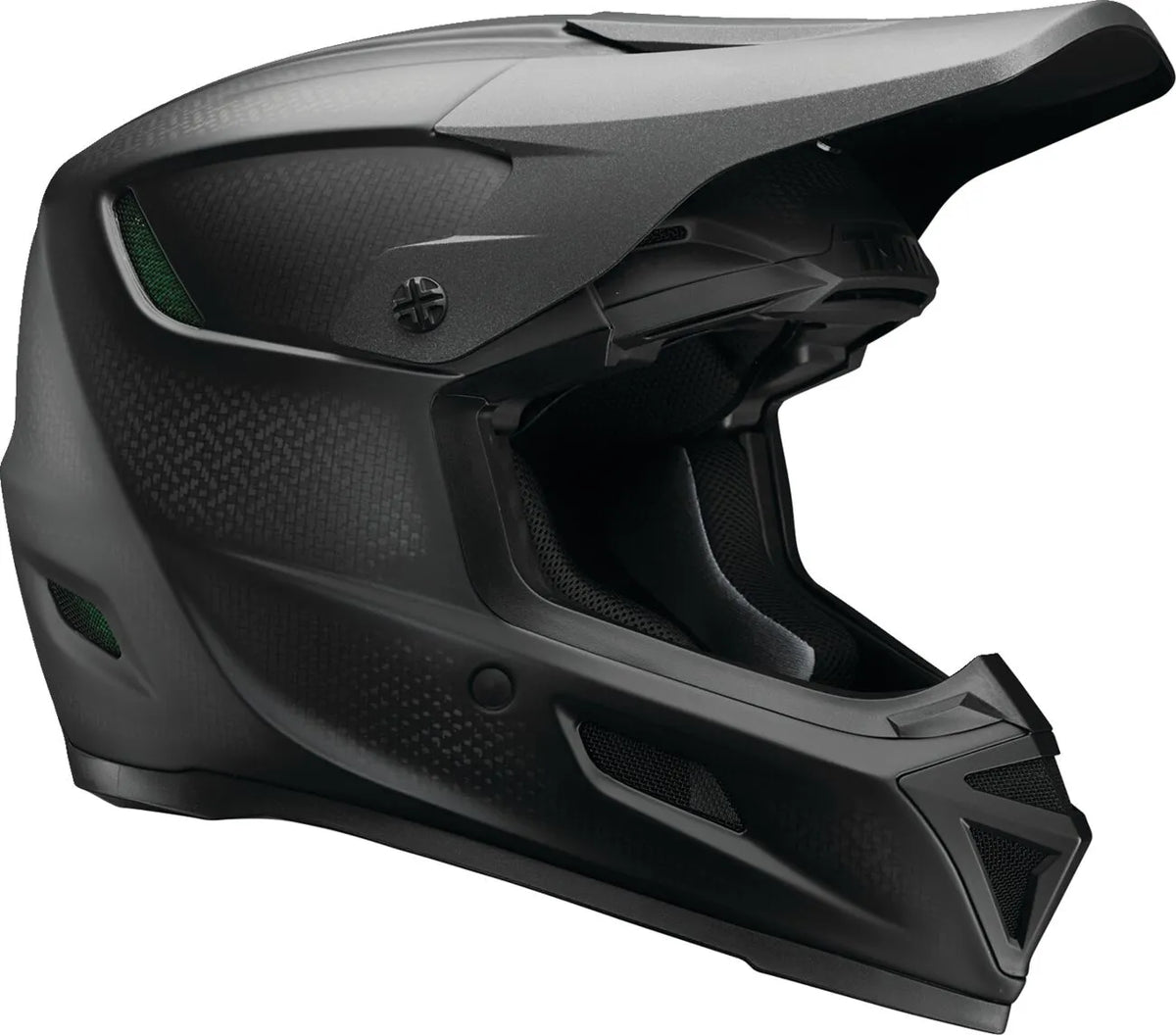THOR Reflex Sport Carbon Stealth MIPS crosshelm – Zwart mat - MxProStoreParts