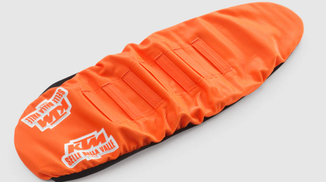 KTM Factory Selle Dalla Valle Zadelovertrek Oranje KTM SX 125/150/250 19-22 & SX-F 250/350/450 19-22 & EXC/EXC-F 250/300/350/450/500 20-23 & Gas Gas MC/MC-F/EC/EC-F 125-450 21-23
