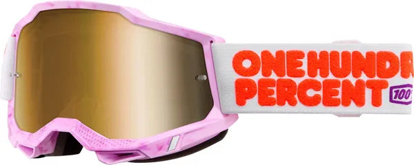 100% Accuri 2 crossbril goud/roze – gouden spiegellens