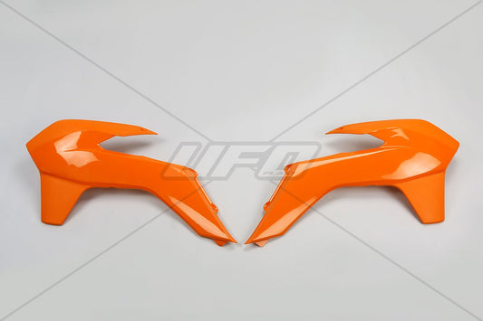UFO Cubre radiador KTM125-525 SX/SXF 13-15 Naranja 127