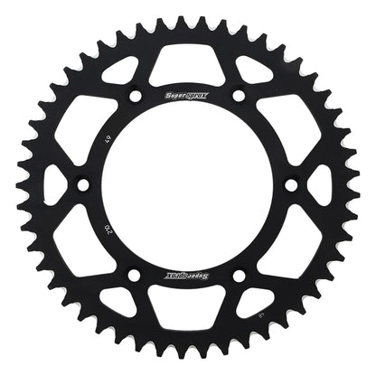 Supersprox Rear Sprocket Alu RAL-210:49 Black – RAL-210:49-BLK