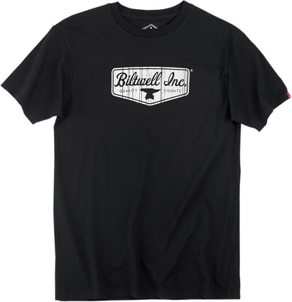 BILTWELL Shield heren-T-shirt zwart maat S