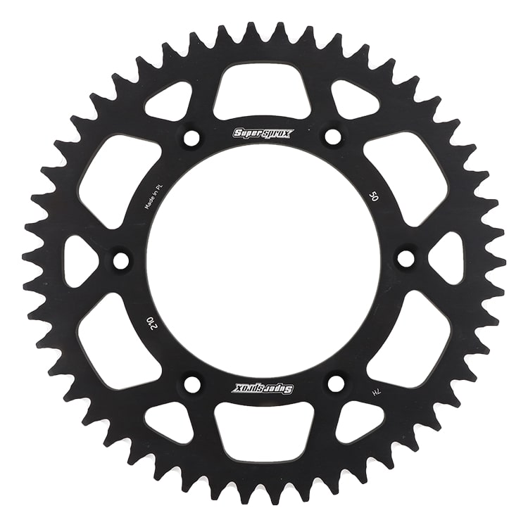 Supersprox Rear Sprocket Alu RAL-210:50 Black – RAL-210:50-BLK