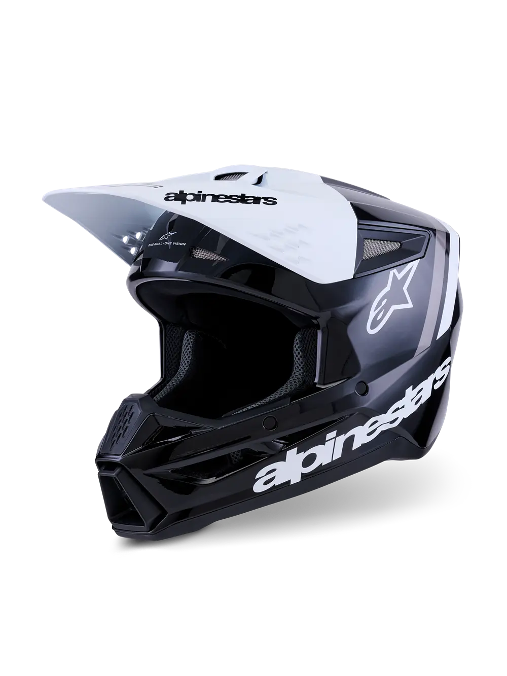 Alpinestars SM3 Radium Helmet – Black/White/Gray