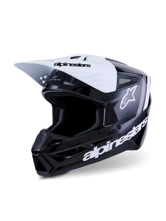 Alpinestars SM3 Radium Helmet – Black/White/Gray