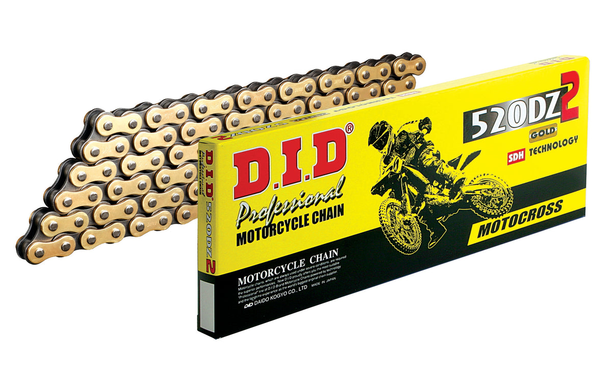D.I.D 520DZ2 G&B Chain+Connecting link (RJ) – 4525516386180