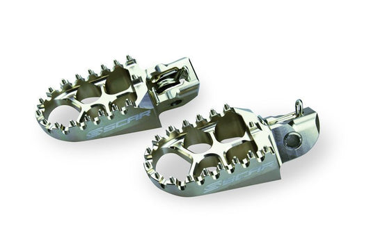 SCAR FOOT PEGS EVO, SIL - MxProStoreParts