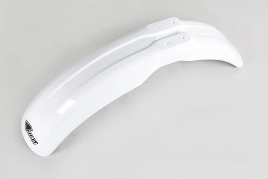UFO PLASTIC FRONT FENDER, WHT/WHT - MxProStoreParts
