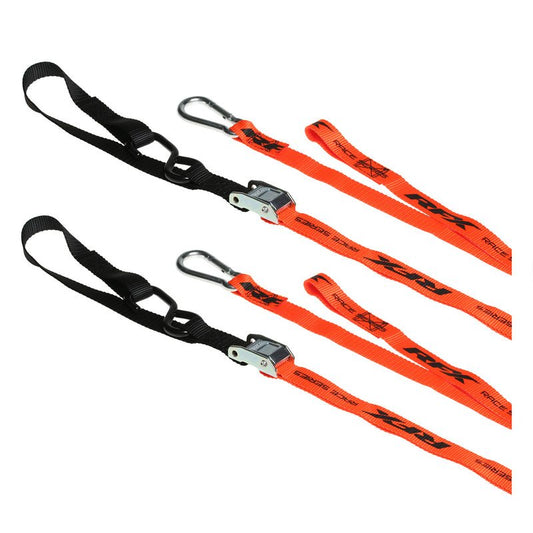 RFX RACE 1.0 TIE DOWNS, ORG - MxProStoreParts
