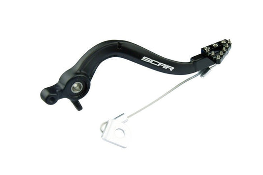 SCAR REAR BRAKE PEDAL, BLK - MxProStoreParts