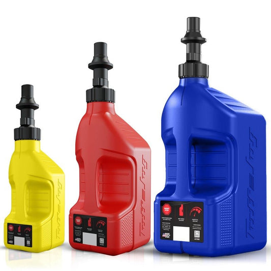 TUFFJ GAS CAN 10L RIPPER CAP G3, RED/BLK - MxProStoreParts