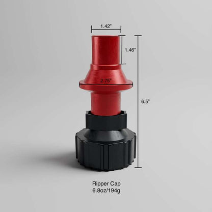 TUFFJ Benzinkanister 10L Ripper Cap G3, Rot/Schwarz - MxProStoreParts
