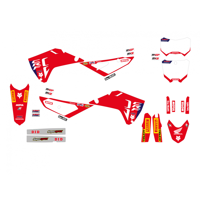 BLACKBIRD Team HRC Stickerset Limited Edition 2008-2009 - MxProStoreParts