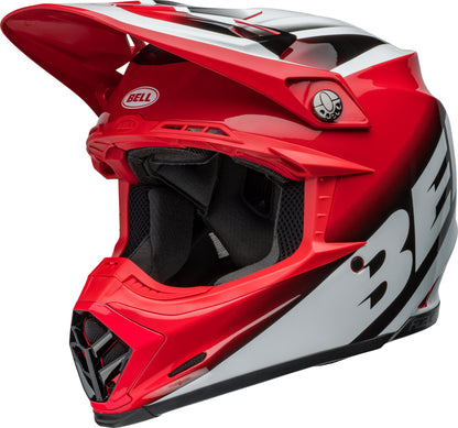 BELL Moto-9S Flex helm - Rail Gloss Blue/White
