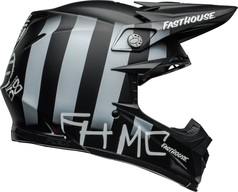 BELL Moto-9S Flex helm - Fasthouse MC Core Matte Black/Yellow