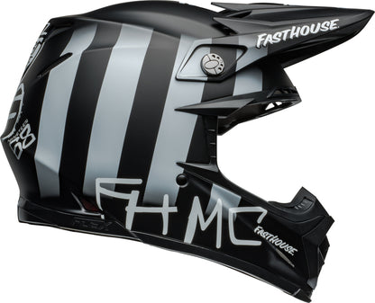 BELL Moto-9S Flex helm - Fasthouse MC Core Matte Black/Yellow