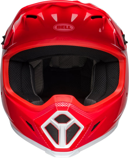 BELL MX-9 Mips Helm - Zone Gloss Red