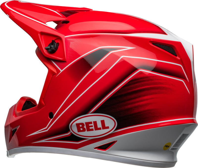 BELL MX-9 Mips Helm - Zone Gloss Red