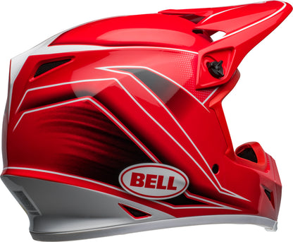 BELL MX-9 Mips Helm - Zone Gloss Red