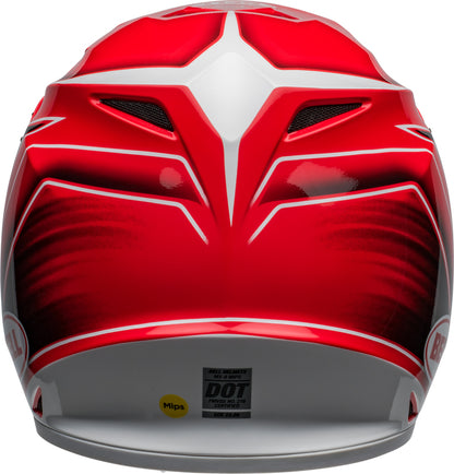BELL MX-9 Mips Helm - Zone Gloss Red