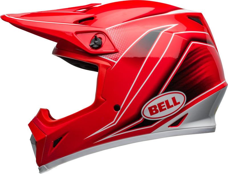 BELL MX-9 Mips Helm - Zone Gloss Red