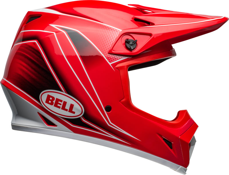 BELL MX-9 Mips Helm - Zone Gloss Red