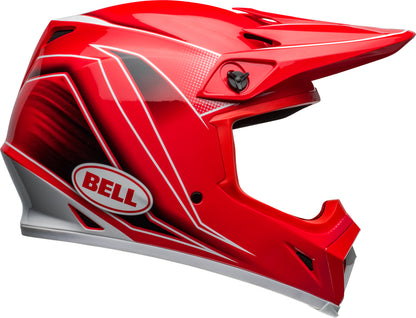 BELL MX-9 Mips Helm - Zone Gloss Red