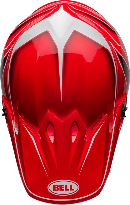 BELL MX-9 Mips Helm - Zone Gloss Red