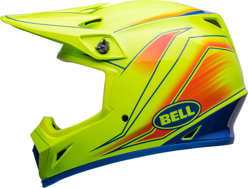 BELL MX-9 Mips Helm - Zone Gloss Red