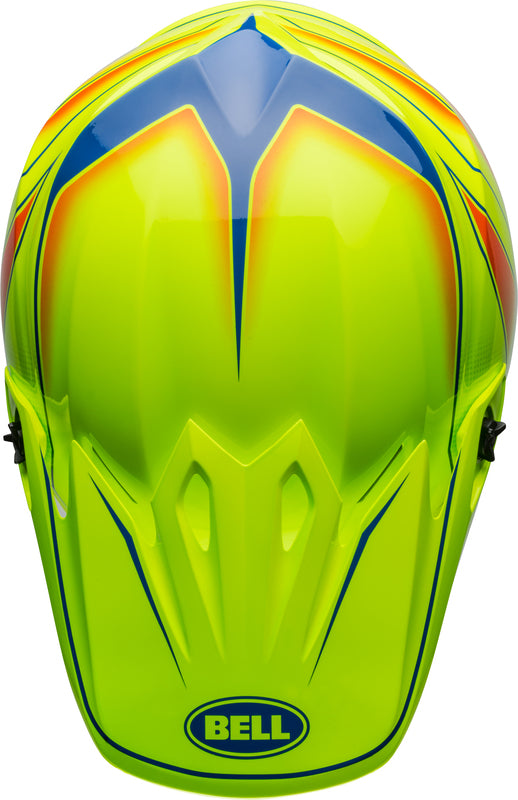 BELL MX-9 Mips Helm - Zone Gloss Red