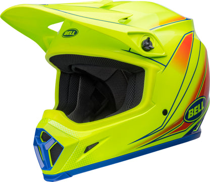 BELL MX-9 Mips Helm - Zone Gloss Red
