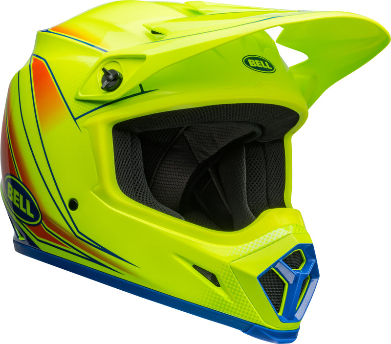 BELL MX-9 Mips Helm - Zone Gloss Red