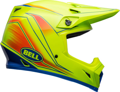 BELL MX-9 Mips Helm - Zone Gloss Red
