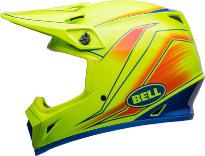 BELL MX-9 Mips Helm - Zone Gloss Red