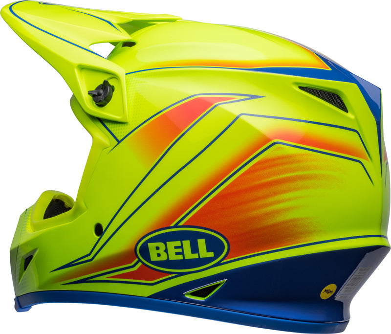 BELL MX-9 Mips Helm - Zone Gloss Red