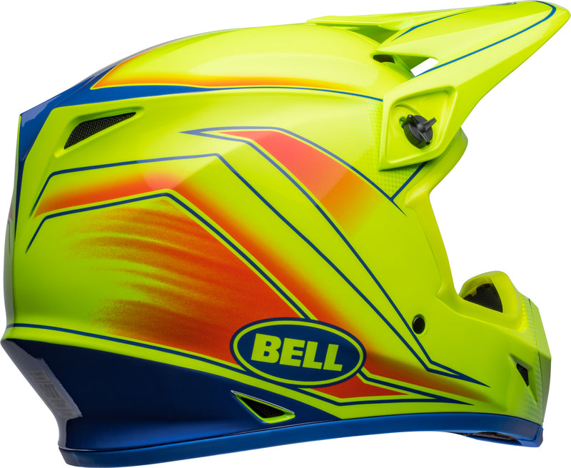 BELL MX-9 Mips Helm - Zone Gloss Red