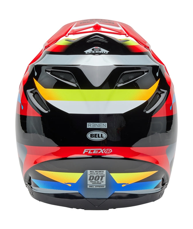 BELL Moto-9S Flex Helm - Renen Nova Gloss Black/Red