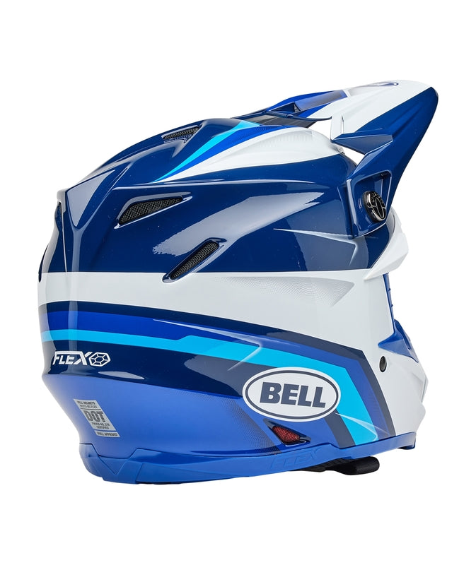 BELL Moto-9S Flex Helm - Merchant Gloss Blues