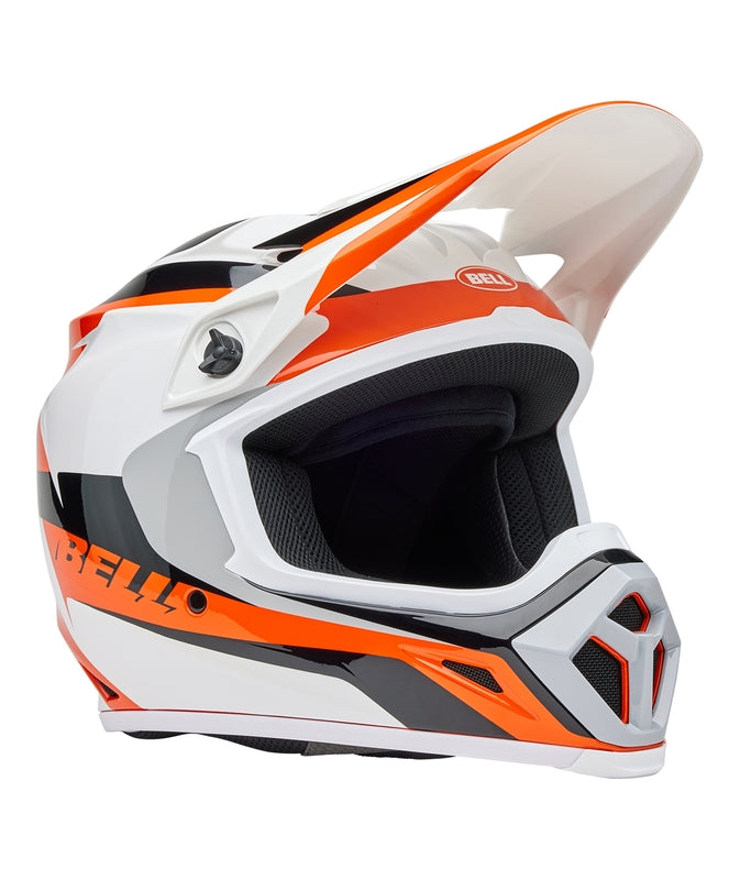 BELL MX-9 Mips Helm - Rift Gloss Orange/White