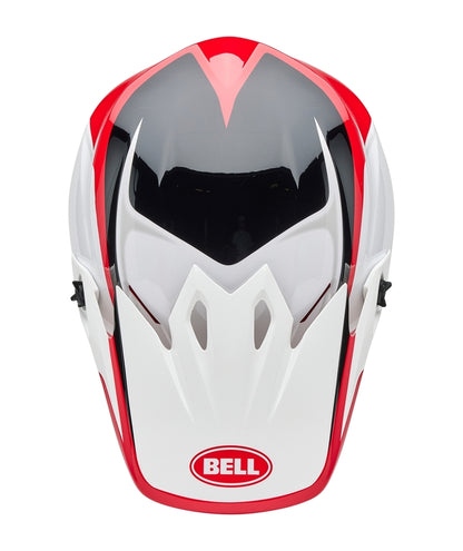 BELL MX-9 Mips Helm - Rift Gloss Orange/White