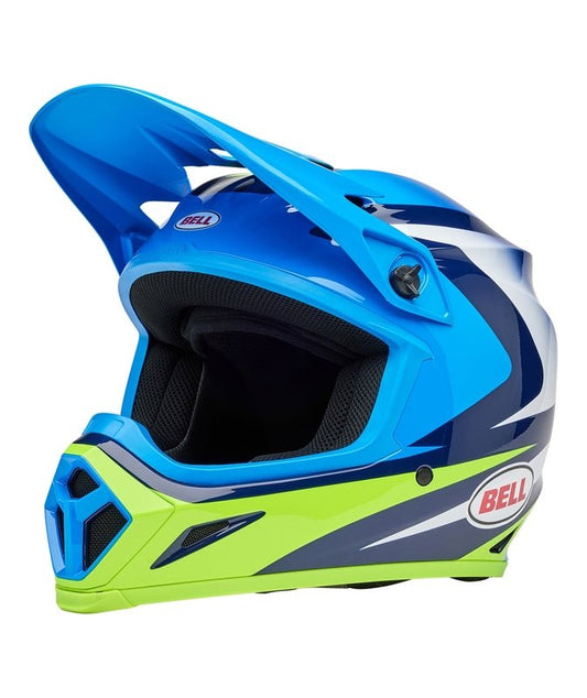 BELL HELMET MX9 MIPS JACKAL, BLU, XL - MxProStoreParts