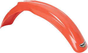 UFO kunststof voorspatbord CR Orange — voor o.a. HONDA CR 125 R (1985–1999)