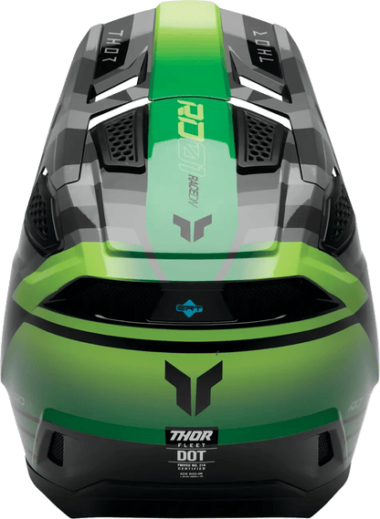THOR Camber Full Face Helm Schwarz/Grün XL mit ERT - MxProStoreParts